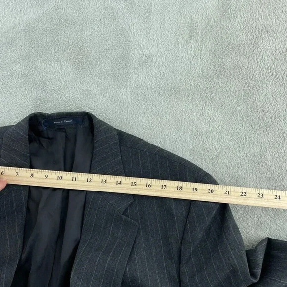 Polo University Club by Ralph Lauren Wool Blazaer mens 43R Charcoal 0566 - Picture 5 of 10